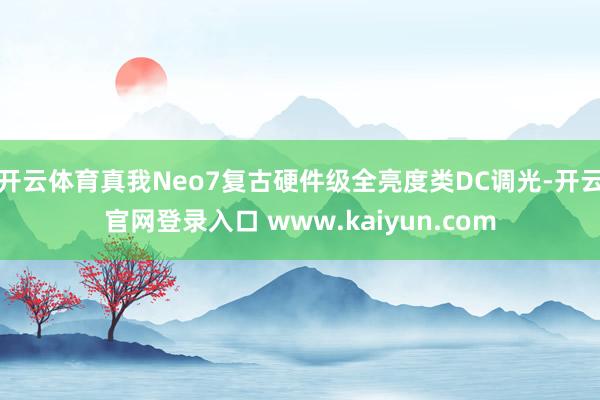 开云体育真我Neo7复古硬件级全亮度类DC调光-开云官网登录入口 www.kaiyun.com